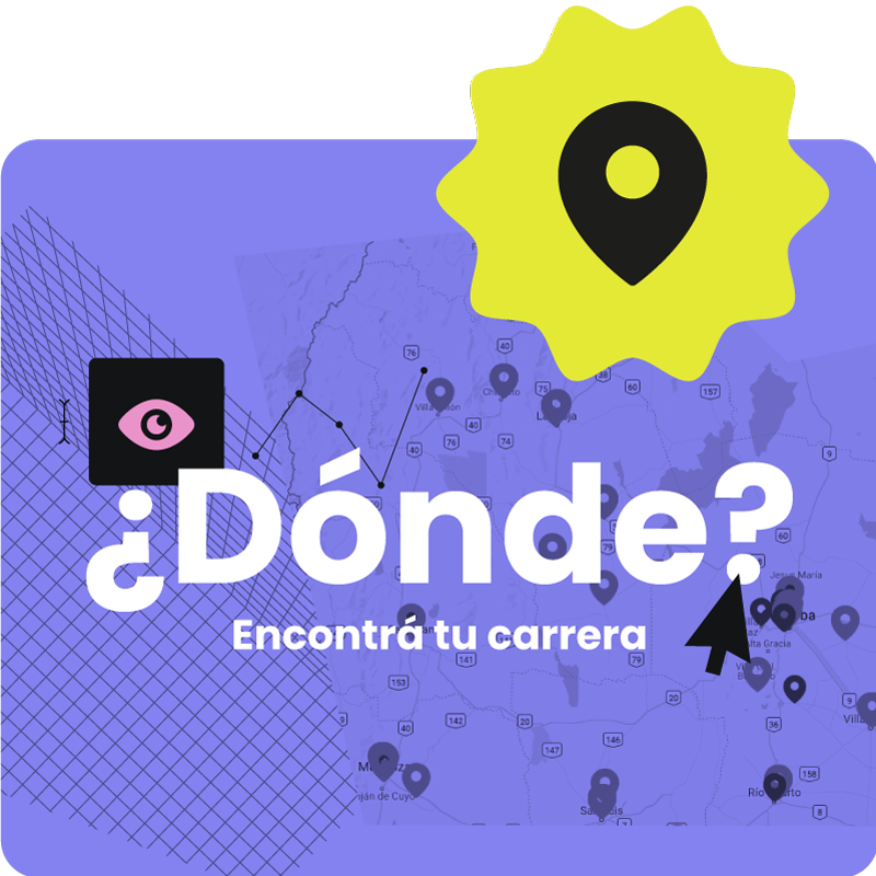 ¿Dónde? Encontrá tu carrera haciendo click acá